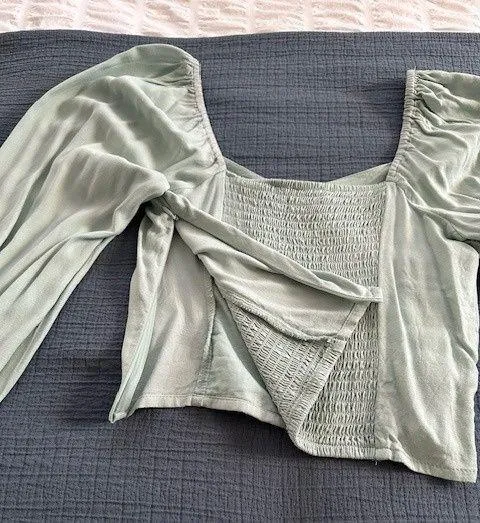 Mint Green Blouse - Image 3