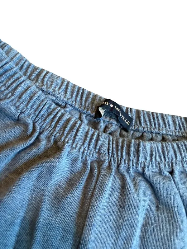 Brandy Melville Blue Lounge Shorts Comfy Casual Stretch Comfortable One Size - Image 6
