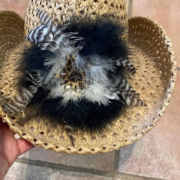 Golden west Hat company feathered cowboy hat - Image 2