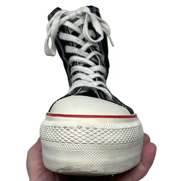 Vintage Y2K Nana Black Platform Sneakers Women’s Size 9 Goth Grunge - Image 14