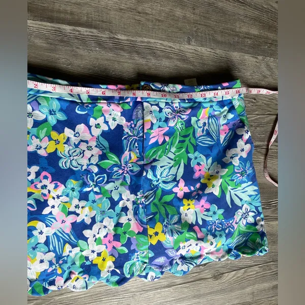 Lilly Pulitzer Vibrant Blue Floral Mini Skirt - Image 5