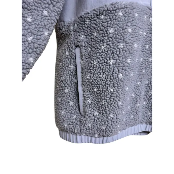 Patagonia Shelled Retro-X Pullover Hooded Salt Grey Gray Heather Women's Size XL - Image 7