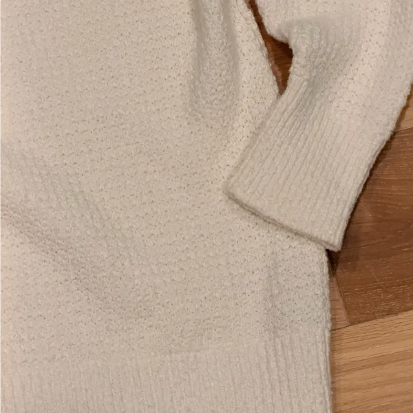 Free People‎ NWT Cream Cowl Neck oversized Sweater small - Image 2