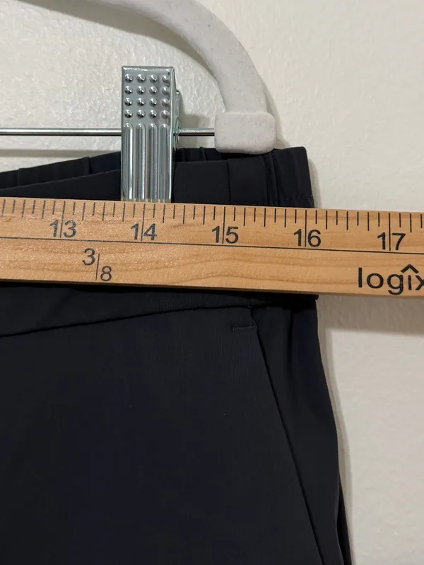 Athleta Pinnacle High Rise Trouser Size 14 Wide Leg Gray Pants Stretch - Image 7