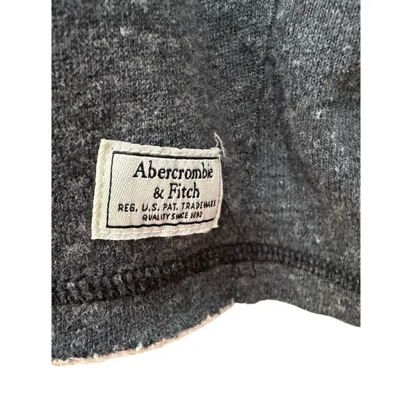 Abercrombie Fitch Hoodie Womens Sz XS Gray Long Sleeve Pullover‎ NWT #ST7-5 - Image 2