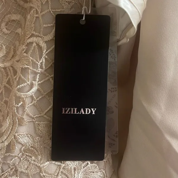 ✨Izilady TS Sheath Mother of the Bride Cream Sz 14 Dress✨ - Image 9