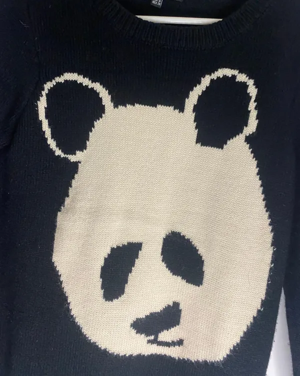 Panda Sweater Knit Size M - Image 2