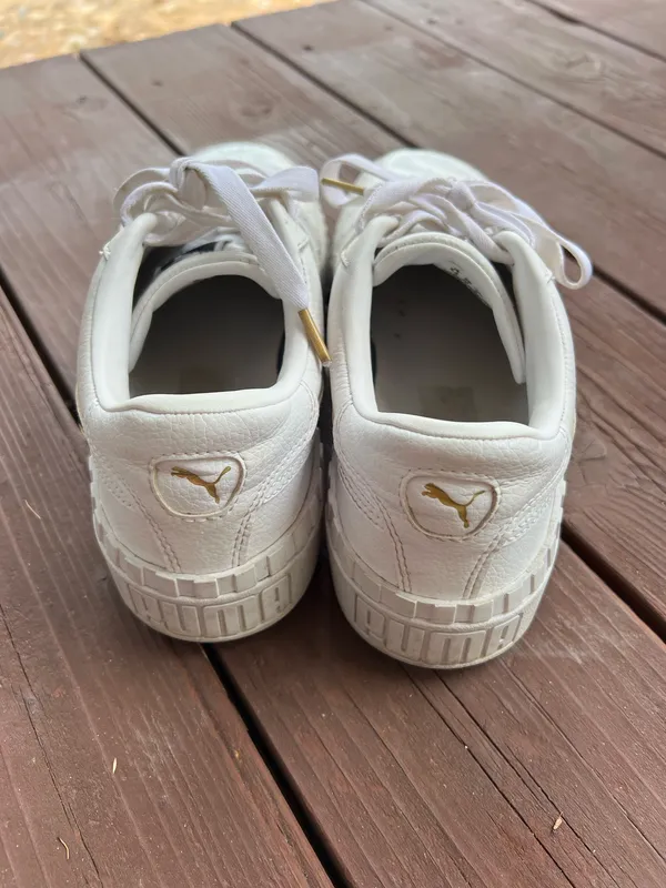 Puma white classic women’s sneakers - Image 5