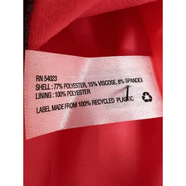 Gap Academy Neon Pink Gray‎ Trim Blazer Jacket Sz 4 - Image 4