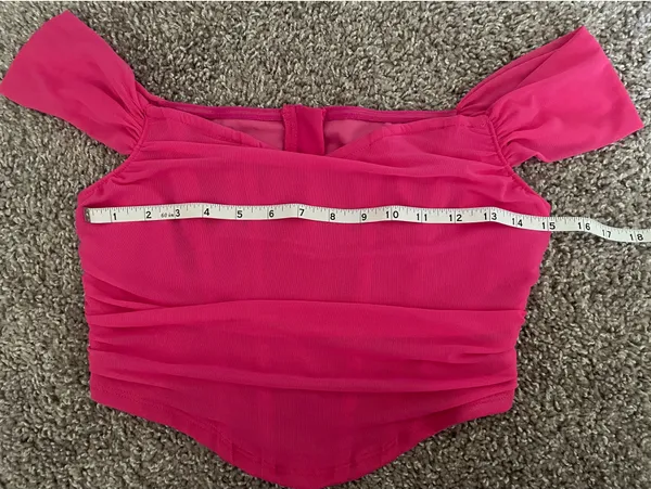 Hot Pink Corset Top - Image 3