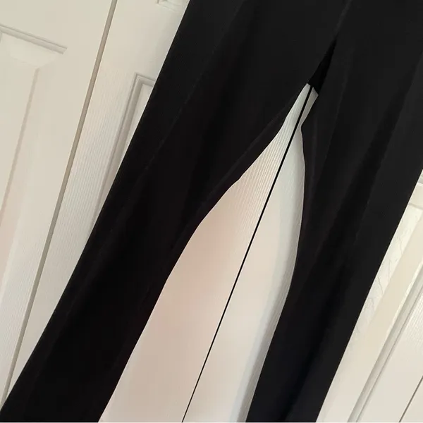 Athleta Elation Hybrid Tights Leggings Black Sz Small Ribbed High Rise - Image 6