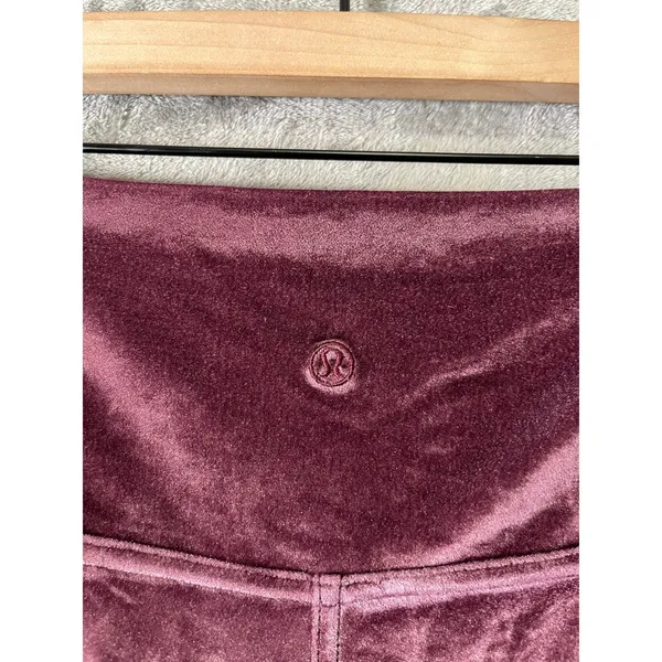 Lululemon Wunder Lounge High-Rise Tight 28" *Velvet Garnet Size 10‎ Lounge Comfy - Image 4