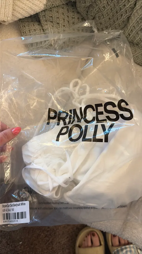 Princess Polly Bodysuit White - Image 5