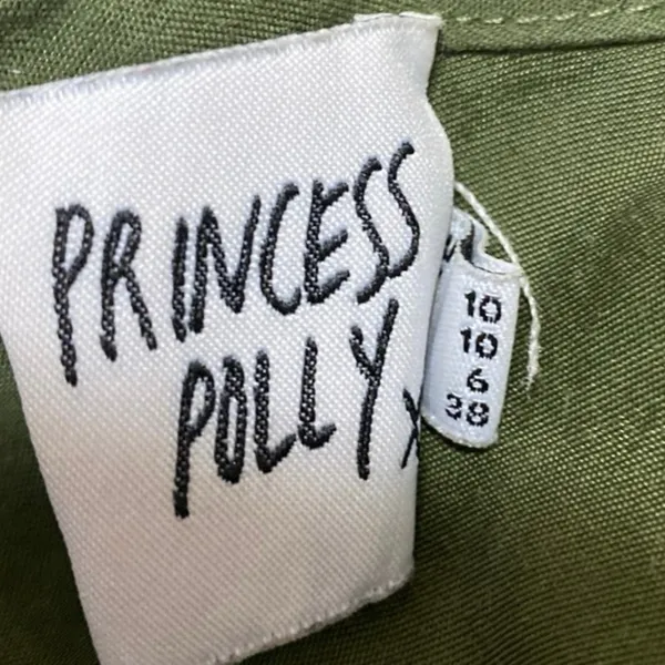 Princess Polly Women's Green Sleeveless Cami Camisole Cropped Tank Top Size 6 - Image 3