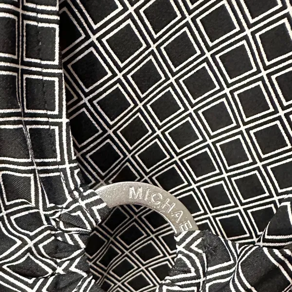 Michael Kors Black and White Blouse, Medium - Image 4