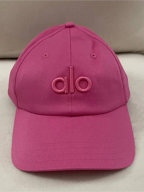 ALO Yoga NWP Off Duty Cap Paradise Pink Embroidered Logo Cap - Image 4