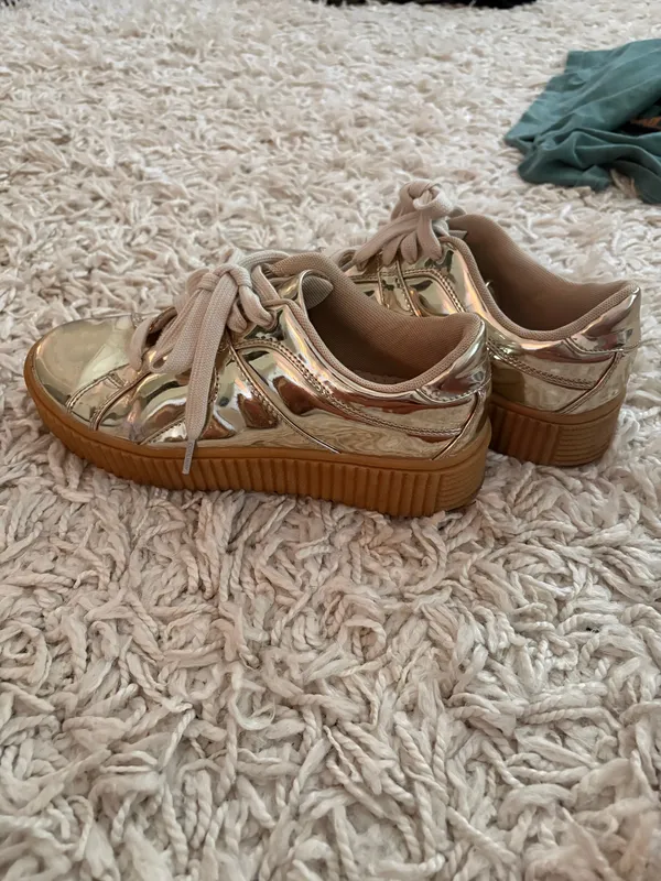 Gold Cape Robbin Sneakers - Image 3
