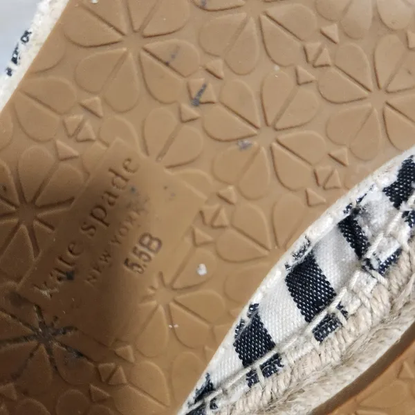 Kate Spade New York Garden Zebra Canvas Espadrille Size 5.5 - Image 7