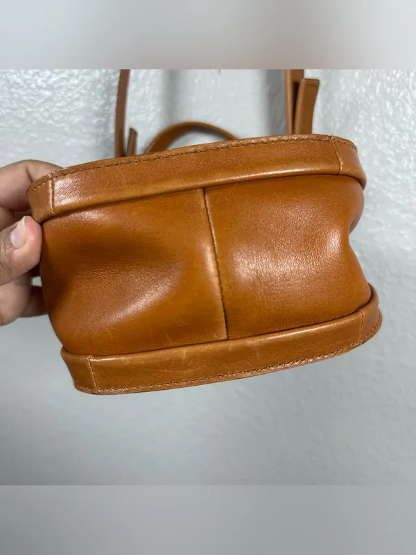 Madewell Micro Sydney Brown and Cream cheetah Print Crossbody Bag - Image 6