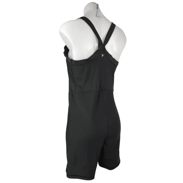 Old Navy Active Black Powersoft Workout Athletic One Piece Romper Shorts Size L - Image 2
