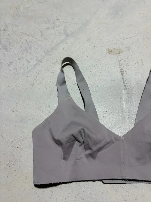 Lululemon athletica Seamless Light Gray Wireless Bralette 34A - Image 2