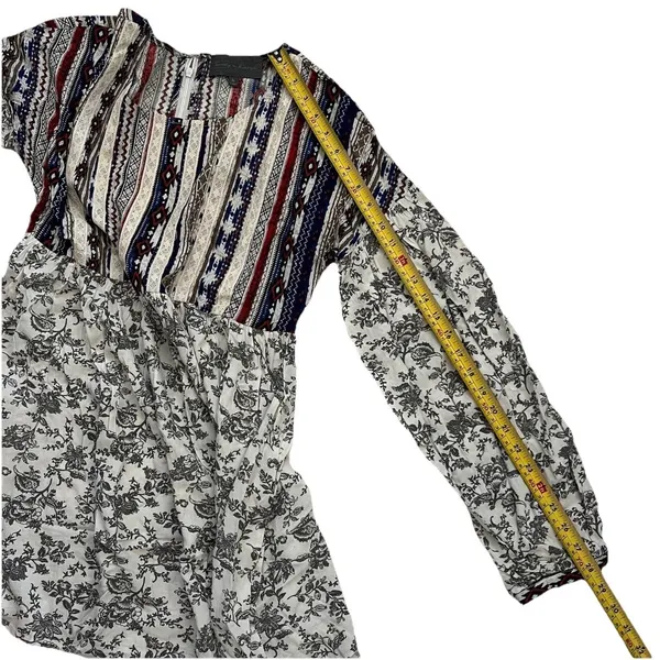 NWOT Anthropologie Sunday In Brooklyn Mini Dress XL Floral Cottagecore Peasant - Image 11