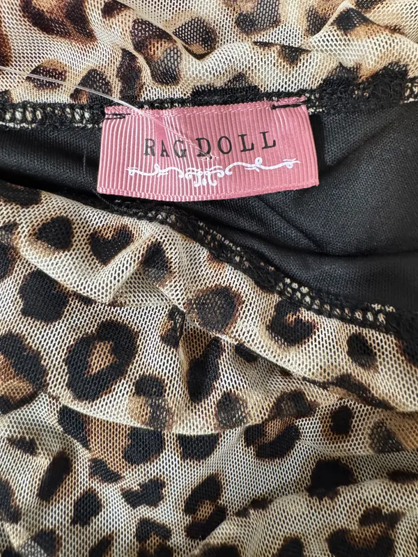 Cheetah Crop Top Multi Size M - Image 9