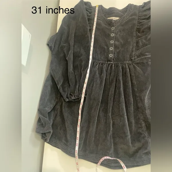 Free People "We The Free" Covered In Cord Tunic Dress - Image 8