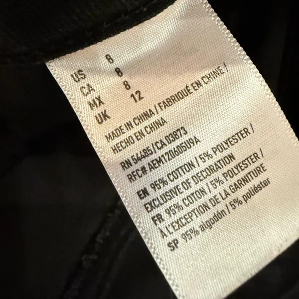 American Eagle Outfitters Charcoal Denim Skirt‎ - Image 4