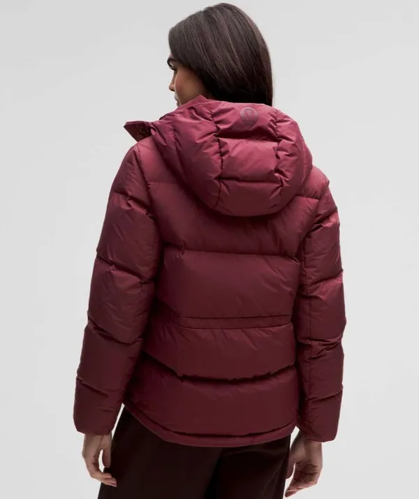 Lululemon Wunder Puff Jacket Garnet Deep Luxe Women's Size 2 600 Fill - Image 2