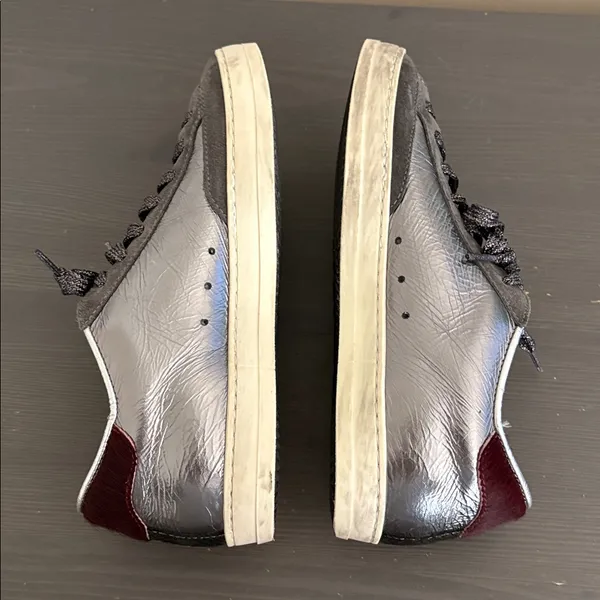 P448‎ John Turan Lace Up Sneakers Snake colorway Women’s size 37 Low Top - Image 7