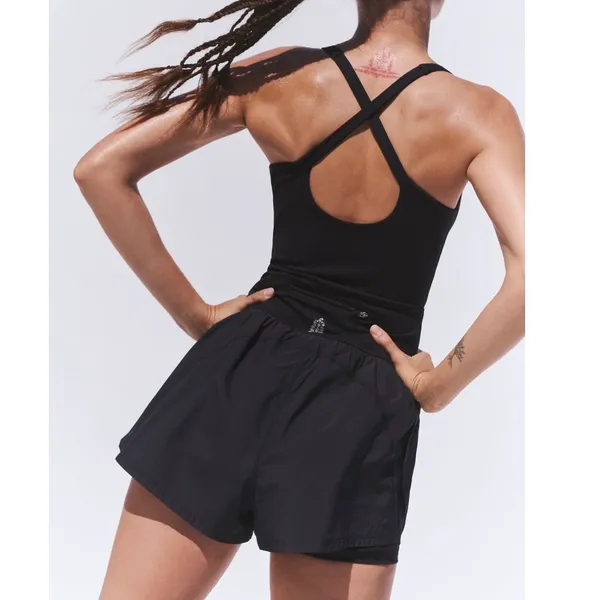 Free People Movement Righteous Bike Short Runsie Romper - Image 2