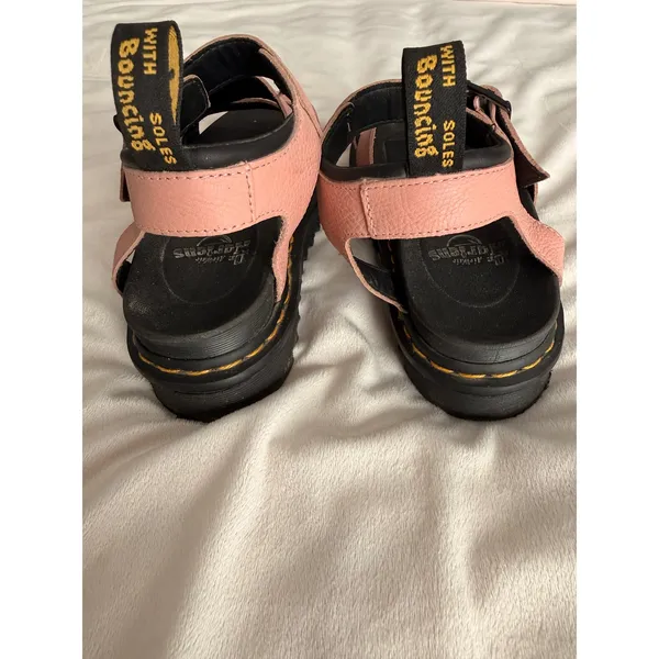Dr. Martens Blaire Pink Leather Gladiator Platform Sandals Womens 8 - Image 6