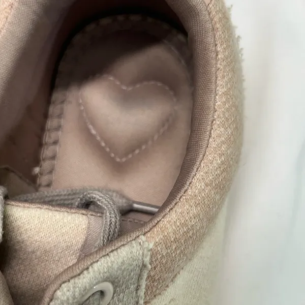 Rocket Dog Cherry Platform Sneakers Women 9.5 Beige/Pink Gray Laces Plush Foam‎ - Image 6