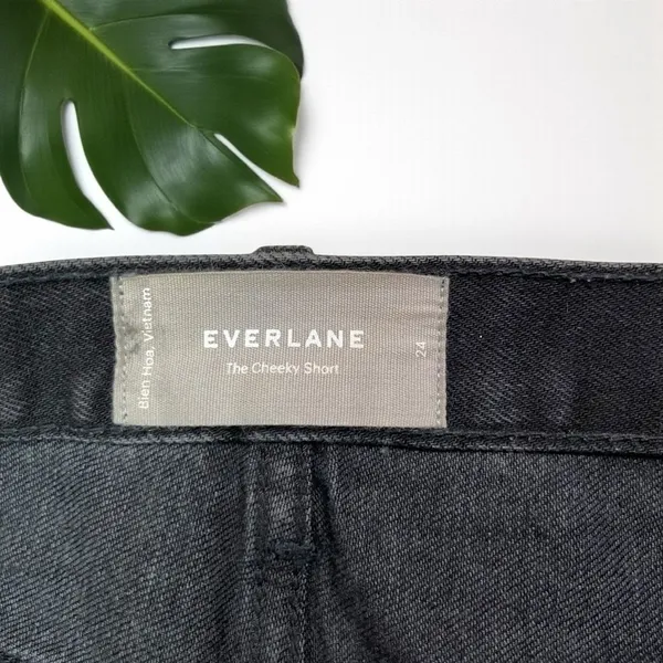 Everlane Cheeky Shorts in Washed Black - Image 9