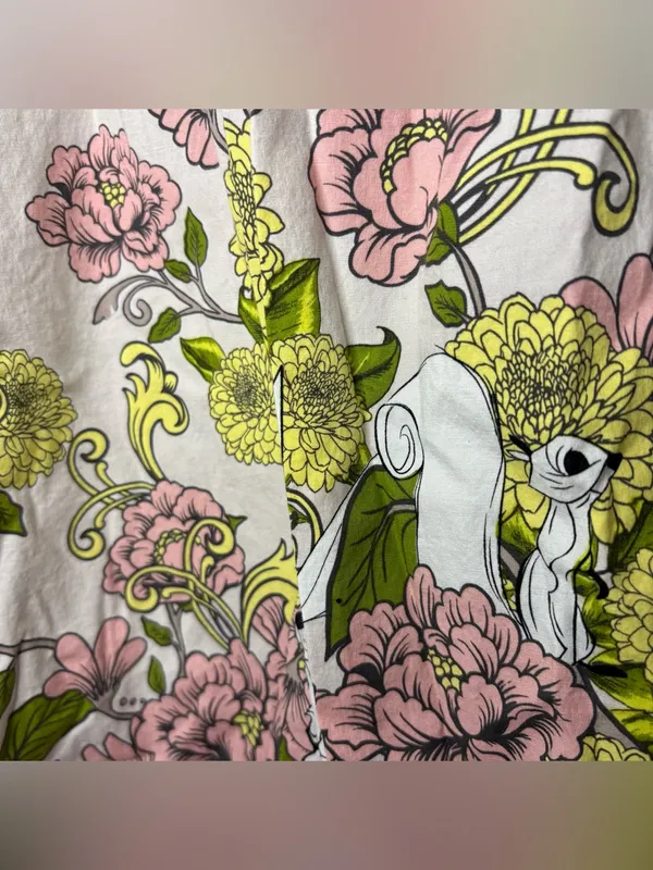 Disney princess dress floral vintage look casual fancy elegant 3X plus size blac - Image 5