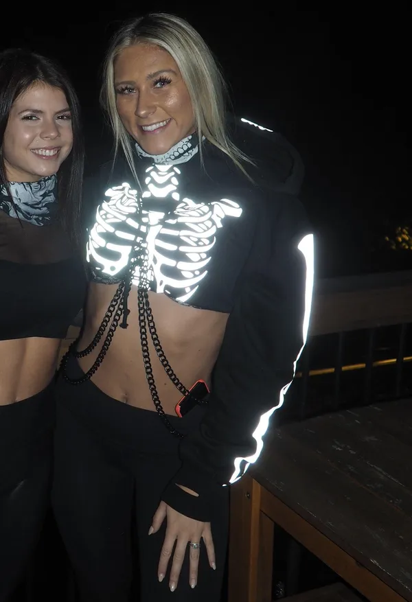 Dolls Kill Skull Cropped Sweatshirt - Image 2