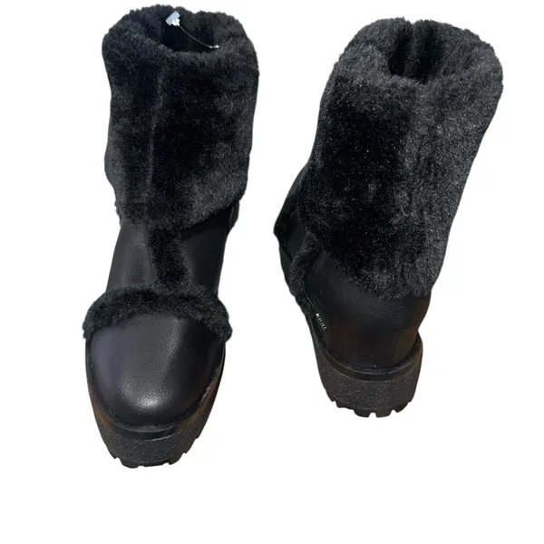 NEW $179 dkny sancia boot Faux Fur Lined Platform 8.5 - Image 5