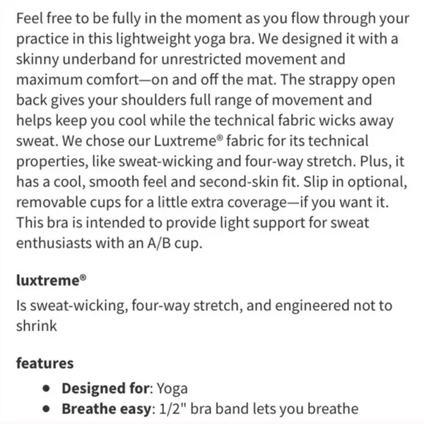 Lululemon Free To Be Zen Bra - Heathered Gray - Image 4