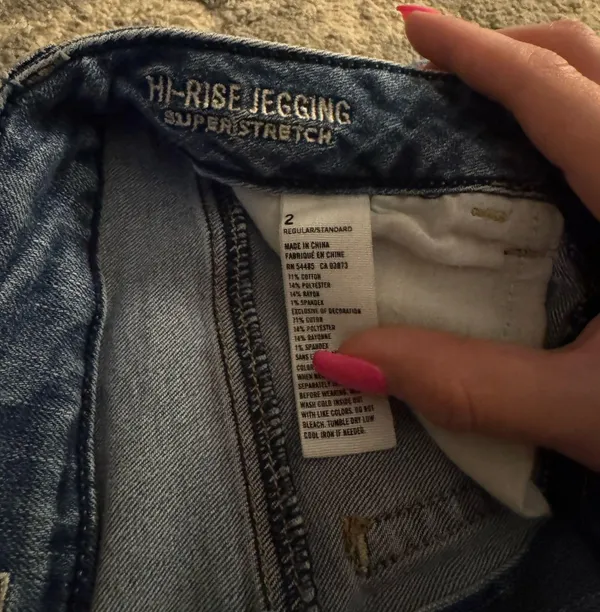 American Eagle High-Rise Super Stretch Jeggings - Image 3