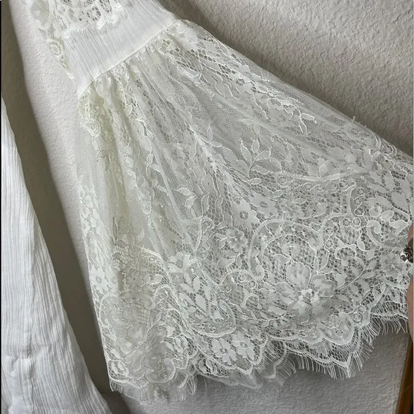 L*Space White Cover-Up Dress Lace‎ - Image 3
