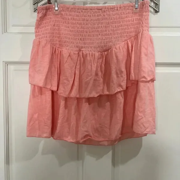 NWT Simply Southern pink shirred skirt skort Size Large - Image 3