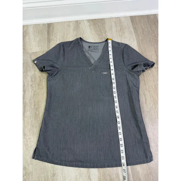 Figs Catarina One-Pocket Scrub Top Graphite Gray Size Small FW1000 - Image 4