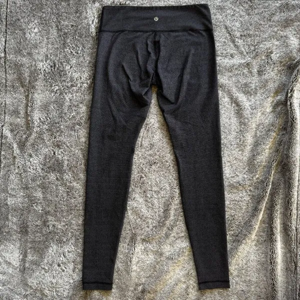 Lululemon Wunder Under Pant Sz 8 White Diamond Dot - Image 8