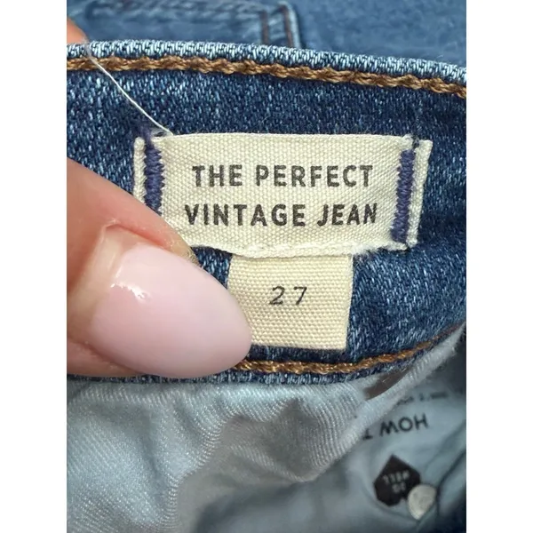 Madewell The Perfect Vintage Jean Skinny High Rise‎ Women's 27 - Image 5