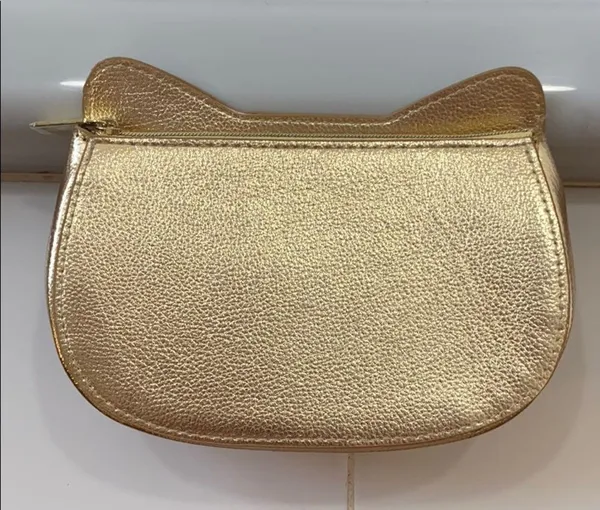 Tarte Cat Shape cosmetic bag Gold - Image 2