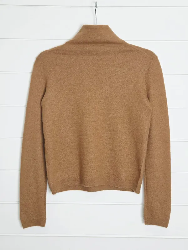 VINCE Lightweight Boiled 100% Cashmere Classic Turtleneck Size XS - Image 6