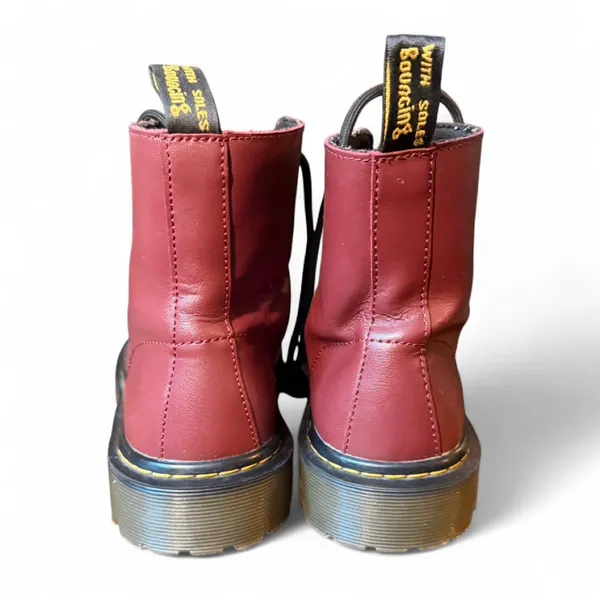 Dr. Martens Luana Cherry Red 7-Eye Combat Boots Women’s US 8 EU 39 Burgundy - Image 6
