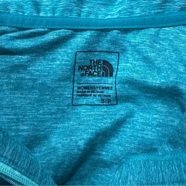The North Face Space Dye Green Quarter Zip Pullover Top Women’s Small - Image 2
