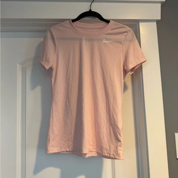 Nike Pink Short Sleeve dri-fit Tee - Image 4